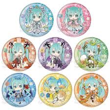 (ツインクル) 初音ミク 百鬼夜行 キラキラ缶バッジ badge