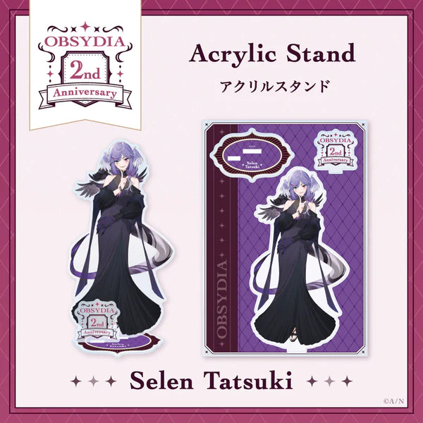 OBSYDIA 2nd Anniversary Acrylic Stand Selen Tatsuki