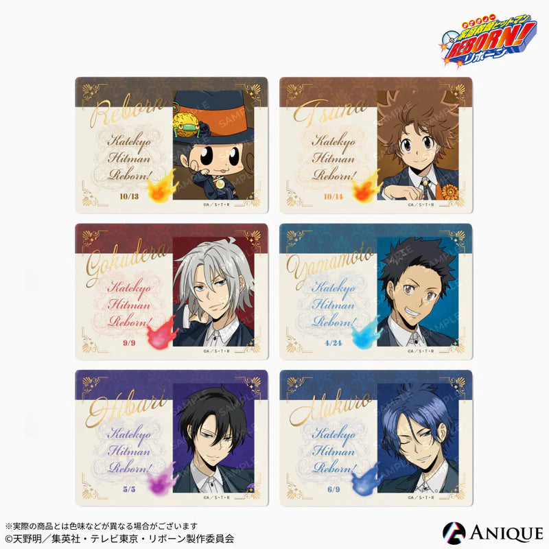 【AniqueShop 限定】『家庭教師ヒットマンREBORN!』描き下ろしイラスト【パブリックスクール】トレーディング箔押し学生証風クリアカード(池袋)