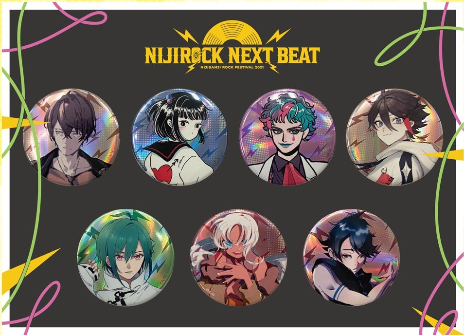 にじさんじ NIJIROCK NEXT BEAT ランダム缶バッジ