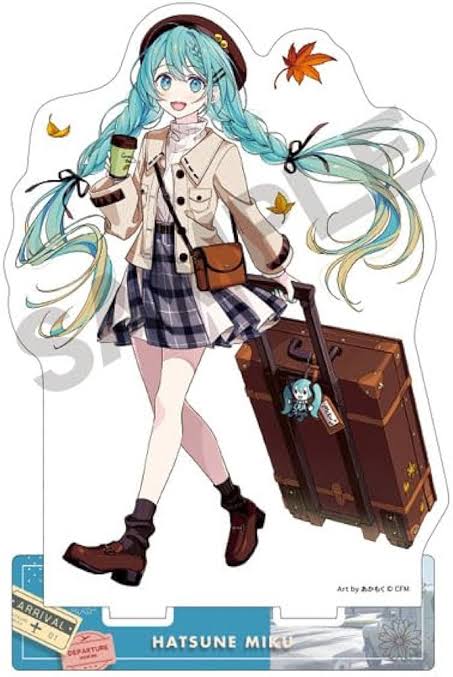 初音ミク　アクリルスタンド　ブルー AS.