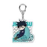 アクリルキーホルダー呪书戦ゆるっとクッションシリーズ02 volt black 恵[バンダイ] pendant