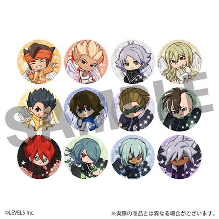 イナズマイレブン 英雄たちのヴィクトリーロード トレーディングミニキャラ缶バッジ天使&悪魔ver.