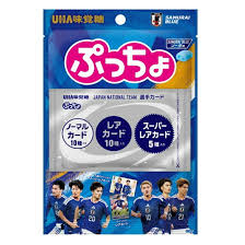 ソフトキャンディ カード付 ぷっちょ袋　サッカー日本代表カード　ソーダ味