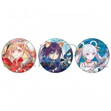 超かぐや姫！（劇場版）　ホログラム缶バッジ3個セット IKE
