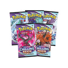 Pokemon Sword & Shield Chilling Reign Booster Packs tcs