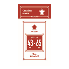Sleeves Engamesスリーブ ミニアメリカンサイズ ハード 43×65mm