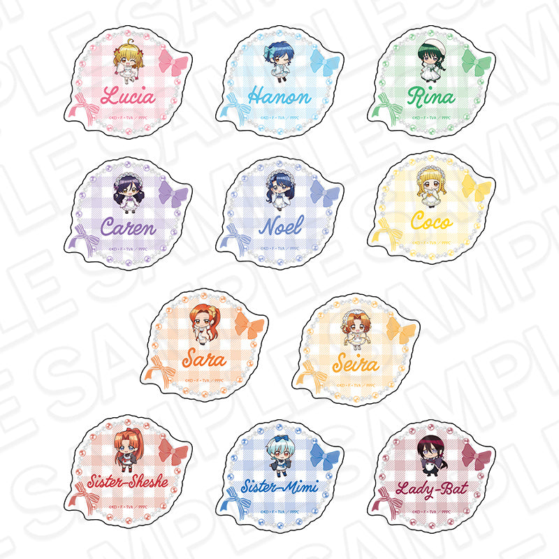 【popup 限定】マーメイドメロディーぴちぴちピッチ  お名前バッジ(ブラインド) 和装メイド デフォルメ ver.(池袋)