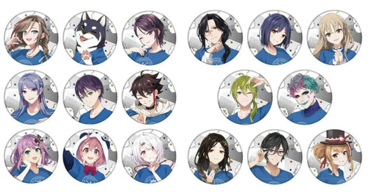 【にじフェス2022】ランダム缶バッジ　ブルー vtuber