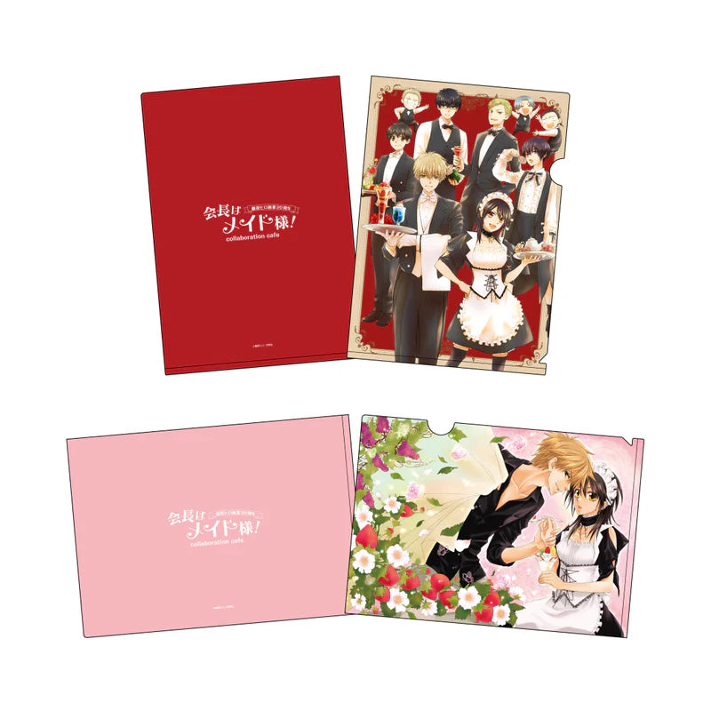 【藤原ヒロ画業20周年「会長はメイド様！」Collaboration Cafe】ミニクリアファイルセット (池袋)