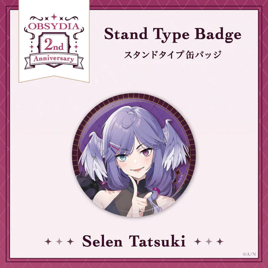 OBSYDIA 2nd Anniversary Stand Type Badge Selen Tatsuki