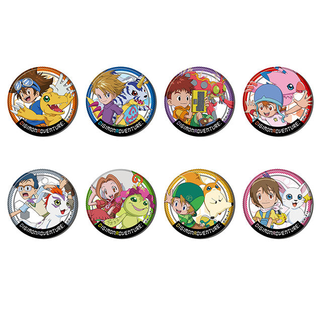 デジモンアドベンチャー： CANバッジ 全8種 1box can badge