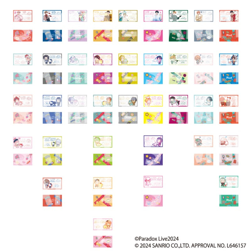 Paradox Live × Sanrio characters　トレーディングプロフィールカード   tcs