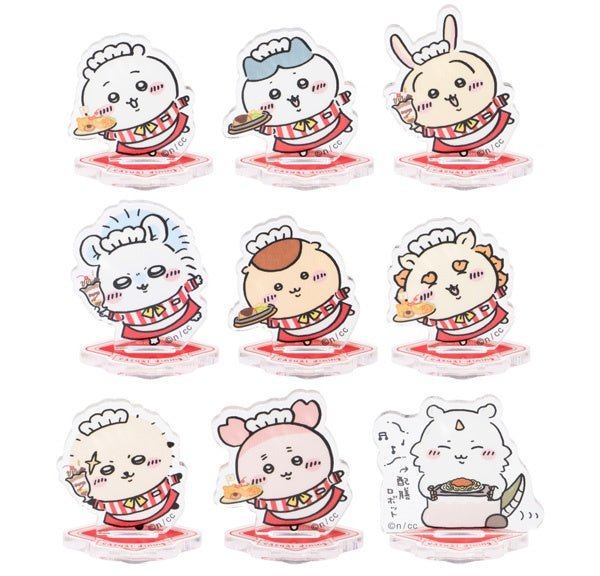 ちいかわレストランアクリルスタンドinカプセル (9 types in total)