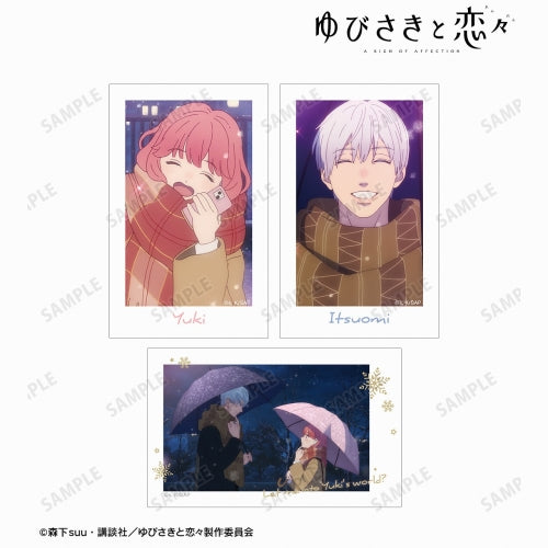 ゆびさきと恋々 インスタントカメラ風イラストカード 3枚セット tcs
