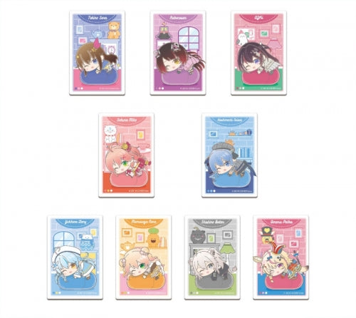 【グッズ-バッチ】ホロライブ はぐみーつ スクエアCANバッジA BOX 方襟