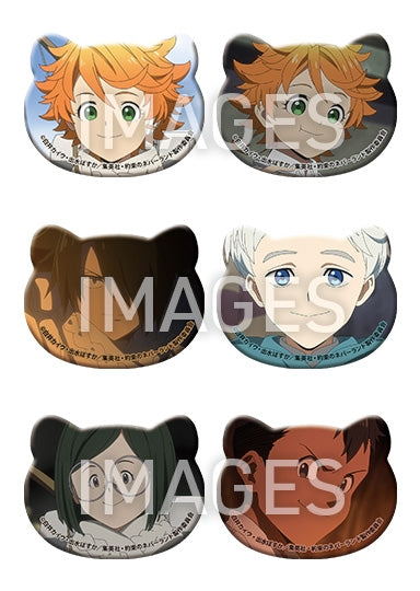 約束のネバーランド ケモミミ缶バッジ badge