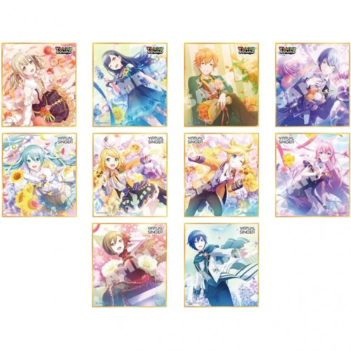 【グッズ-色紙】プロジェクトセカイ カラフルステージ！ feat. 初音ミク ミニ色紙コレクション SP Anniversary/Birthday C（全10種）(池袋)