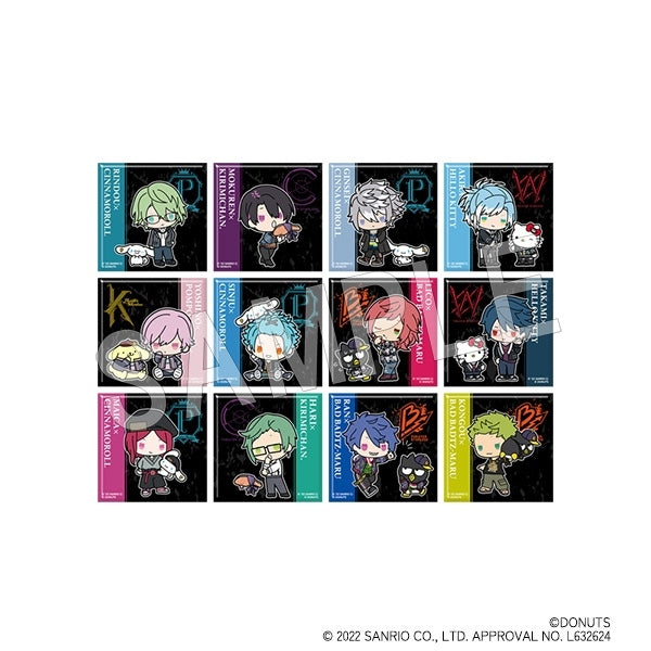ブラックスター -Theater Starless- ×サンリオキャラクターズ トレーディング缶バッジ ミニキャラver. TypeB can badge