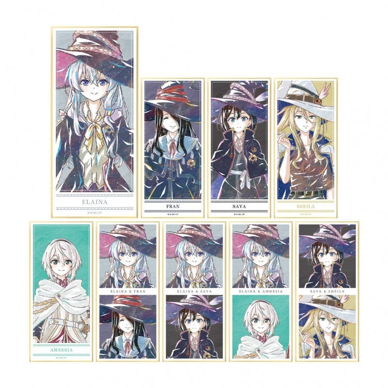 【グッズ-色紙】魔女の旅々 トレーディング Ani-Art スタンド付き色紙