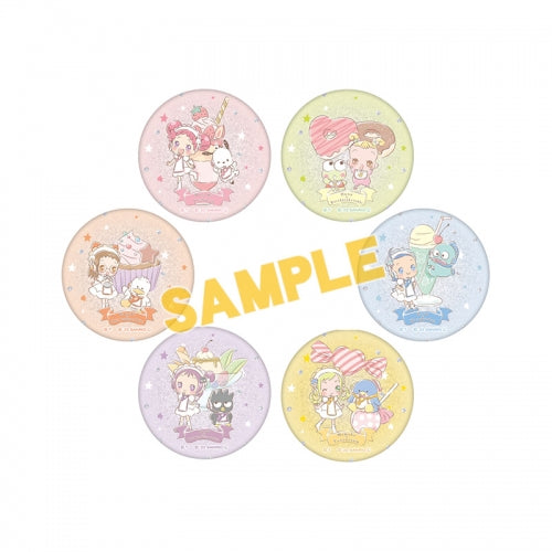 おジャwitch どれみ×はぴだんぶいグリッター缶バッジcan badge
