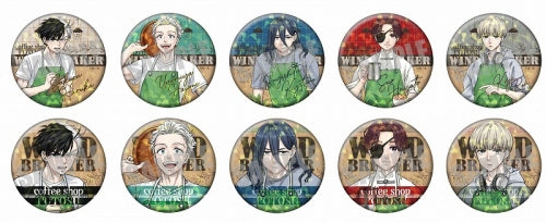 【グッズ-バッチ】WIND BREAKER トレーディングホログラム缶バッジ Coffee shop ver 襟章