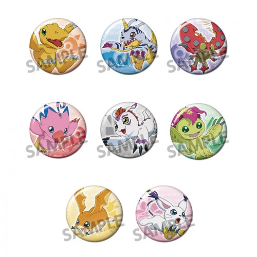 デジモンアドベンチャートレーディング缶バッジ 1box 8 kinds of can badges