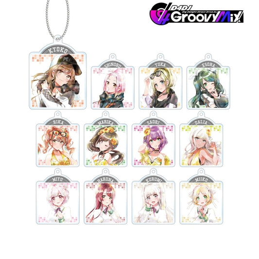 D4DJ Groovy Mix トレーディング Ani-Art aqua label アクリルキーホルダー ver.B acrylic keychain