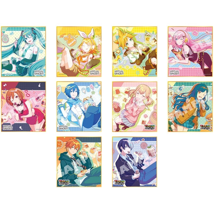 プロジェクトセカイ カラフルステージ！ feat. 初音ミク Anniversary/Birthdayイラスト2023-2024 ミニ色紙コレクション A バーチャル・シンガー＆Vivid BAD SQUAD（全10種） (池袋)