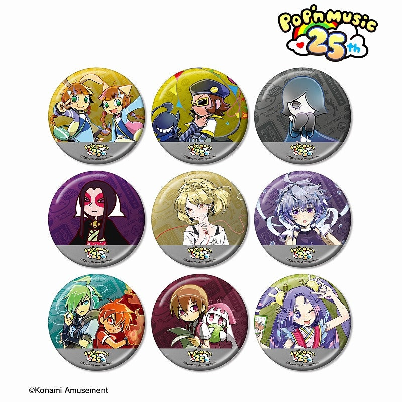 pop'n music トレーディングメタリック缶バッジ ver.A(池袋)