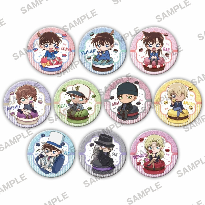(KADOKAWA) 「名探偵コナン」キラキラ缶バッジ マカロンver. badge