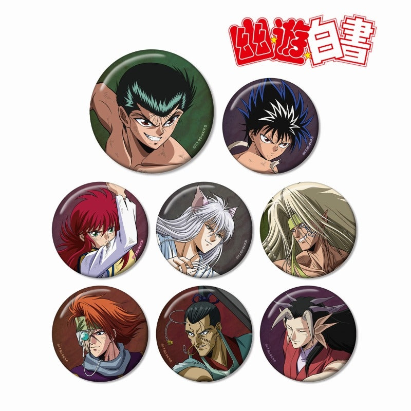 (ｱﾙﾏﾋﾞｱﾝｶ) 幽遊白書 描下し 魔界編ﾊﾞﾄﾙver. ﾄﾚｰﾃﾞｨﾝｸﾞ缶ﾊﾞｯｼﾞ