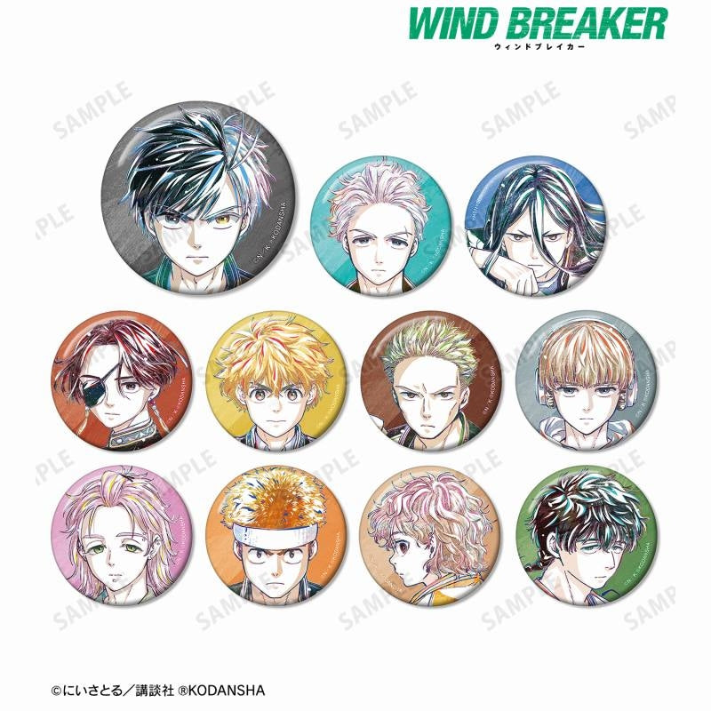 (ｱﾙﾏﾋﾞｱﾝｶ) WIND BREAKER ﾄﾚｰﾃﾞｨﾝｸﾞ Ani-Art 缶ﾊﾞｯｼﾞ badge