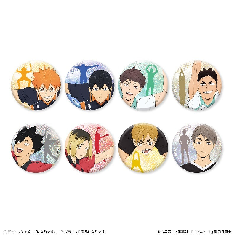 【グッズ-バッチ】ハイキュー!! トレーディングキラキラ缶バッジ