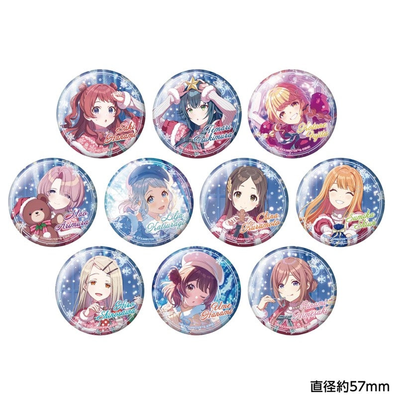 (ｷｬﾗﾊﾞﾝ) 学園ｱｲﾄﾞﾙﾏｽﾀｰ TDﾎﾛｸﾞﾗﾑ缶ﾊﾞｯｼﾞ '24ｸﾘｽﾏｽver.