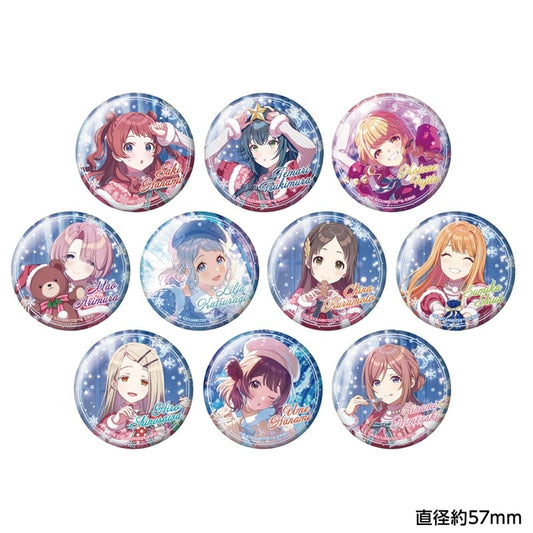 (ｷｬﾗﾊﾞﾝ) 学園ｱｲﾄﾞﾙﾏｽﾀｰ TDﾎﾛｸﾞﾗﾑ缶ﾊﾞｯｼﾞ '24ｸﾘｽﾏｽver.