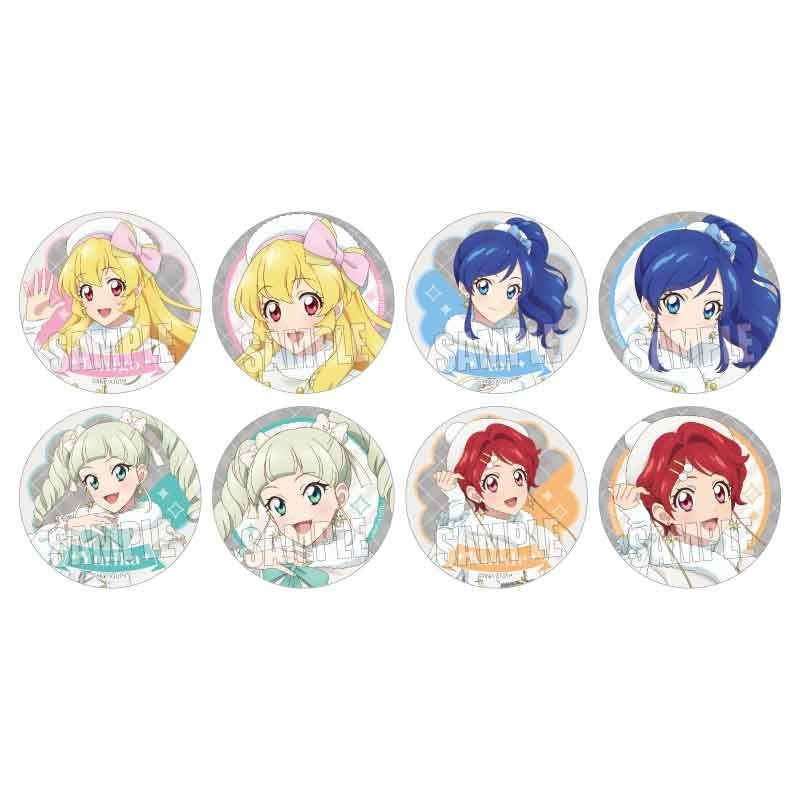 アイカツ！ 10th STORY ～未来へのSTARWAY～ トレーディング缶バッジ ホワイトポンチョver. (池袋)