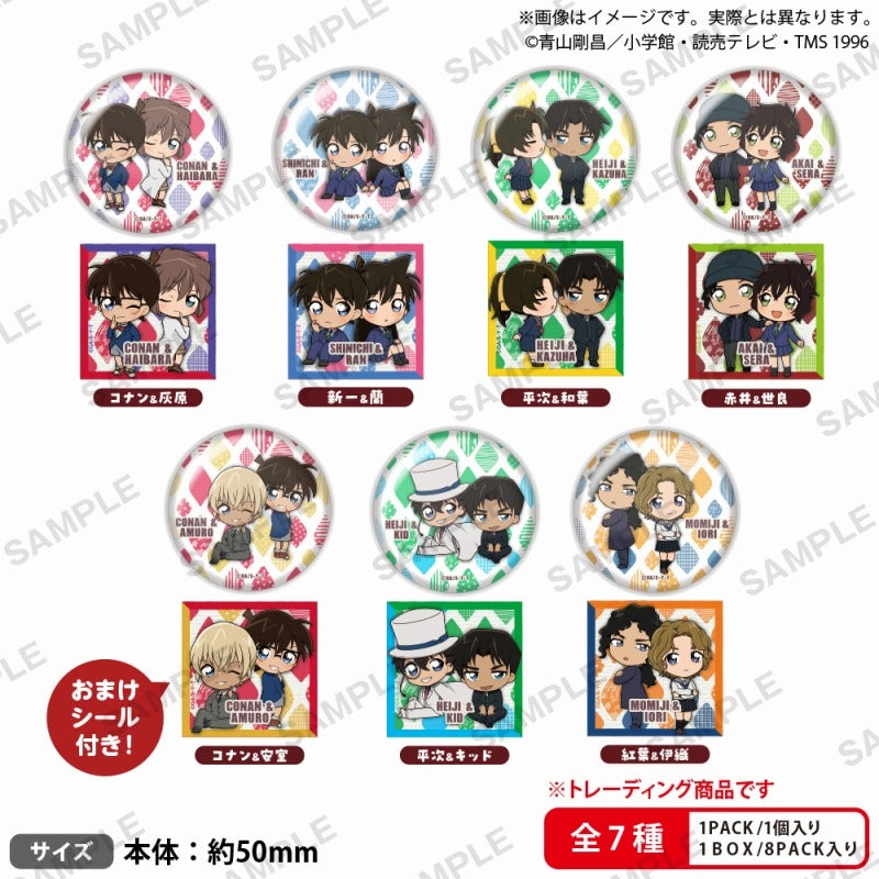 (Bushi-road) 名探偵コナン 缶バッジ デュオコレ BOXver.