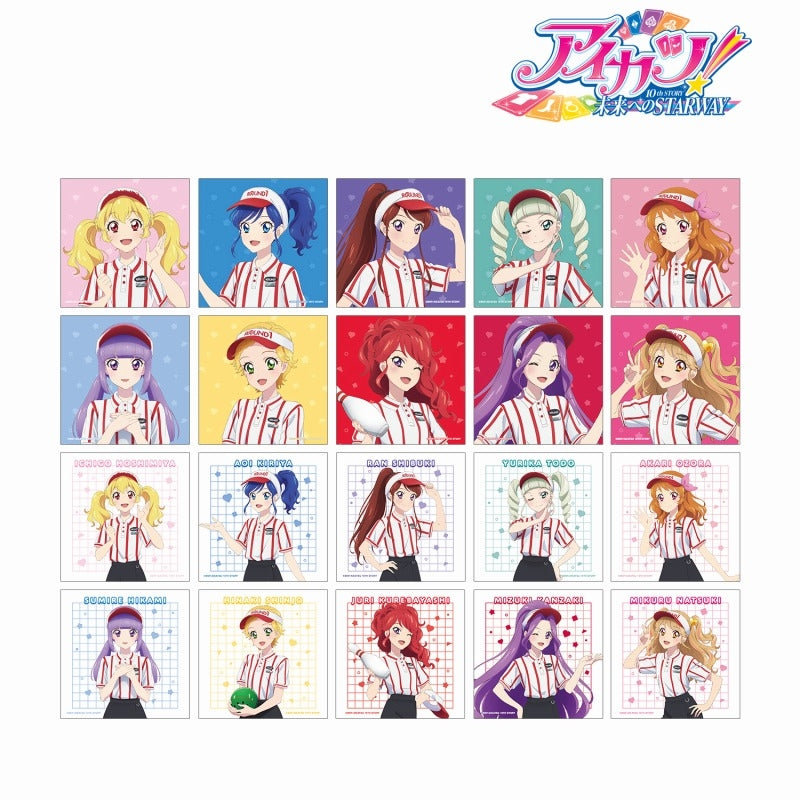 アイカツ！ 10th STORY ～未来へのSTARWAY～ 描き下ろし ROUND1ver. トレーディング正方形ブロマイド (池袋)
