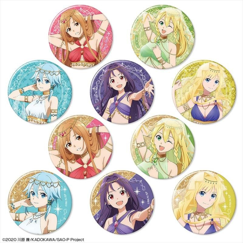 ソードアート・オンライントレーディング缶バッジ (踊り子ver.)