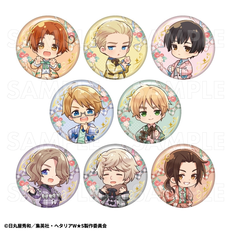 (TE) ﾍﾀﾘｱ World★Stars ﾊﾞﾚｴｺｱStyle TD箔押し缶ﾊﾞｯｼﾞ