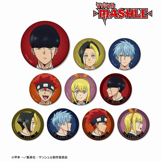 (ｱﾙﾏﾋﾞｱﾝｶ) TVｱﾆﾒ「ﾏｯｼｭﾙ-MASHLE-」ﾄﾚｰﾃﾞｨﾝｸﾞﾏｯﾄ缶ﾊﾞｯｼﾞ badge