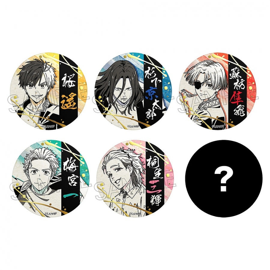 (ﾂｲﾝｸﾙ) WIND BREAKER 箔押し和紙缶バッジ