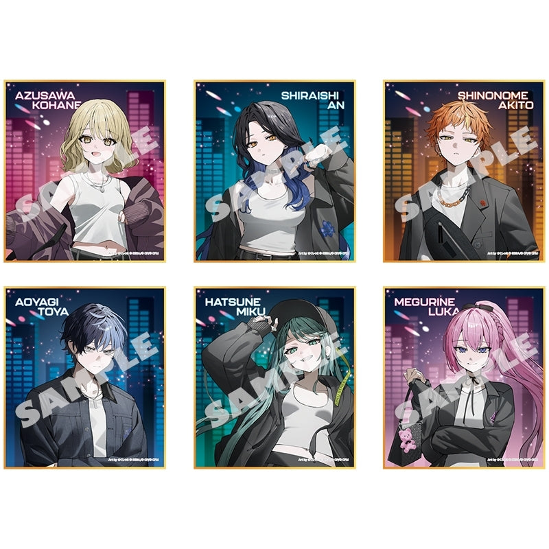 プロジェクトセカイ カラフルステージ！ feat. 初音ミク イラストレーターコラボ ミニ色紙コレクション Vivid BAD SQUAD（全6種） (IKE)