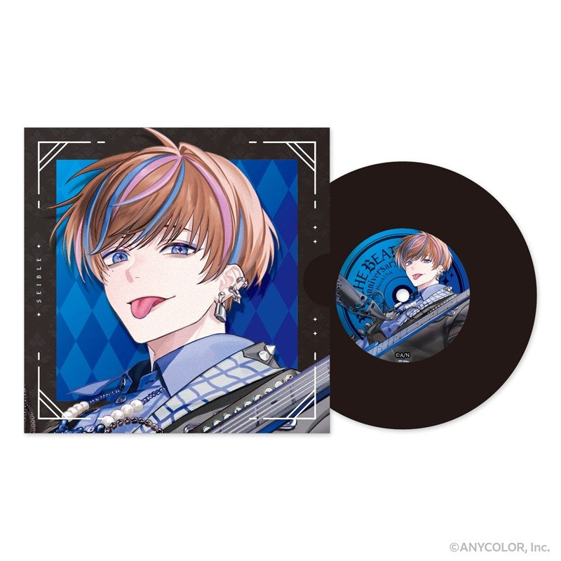 BY THE BEAT レコード型コースター【紙製ジャケット付き】_セイブル (IKE)