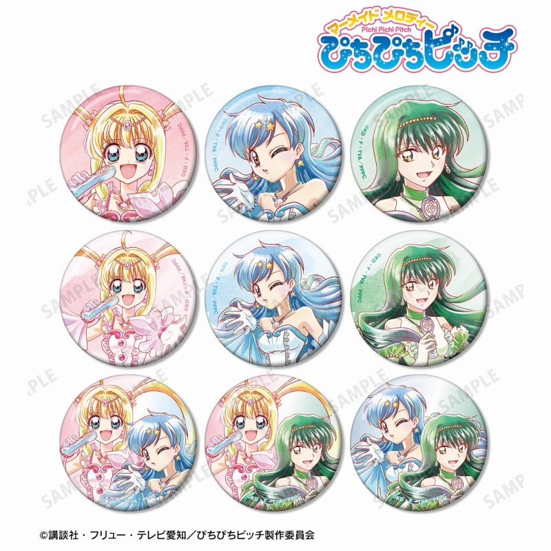 「ぴちぴちピッチ」 描き下ろし 20th Anniversary ver. トレーディング Ani-Art aqua label 缶バッジ (池袋)