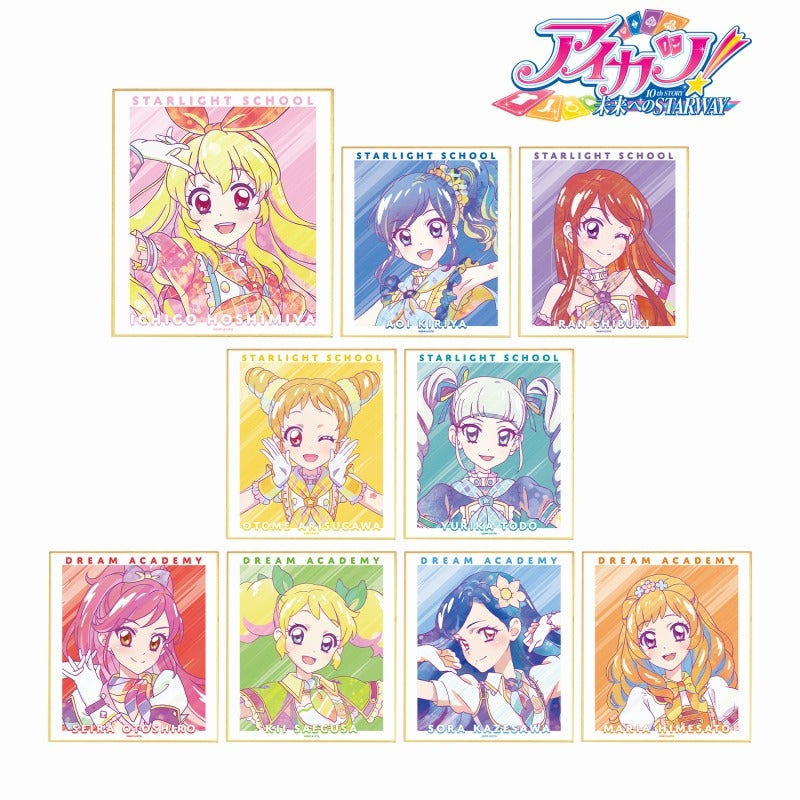 (ｱﾙﾏﾋﾞｱﾝｶ) ｱｲｶﾂ! 10th STORY TD Ani-Art clear label ﾐﾆ色紙