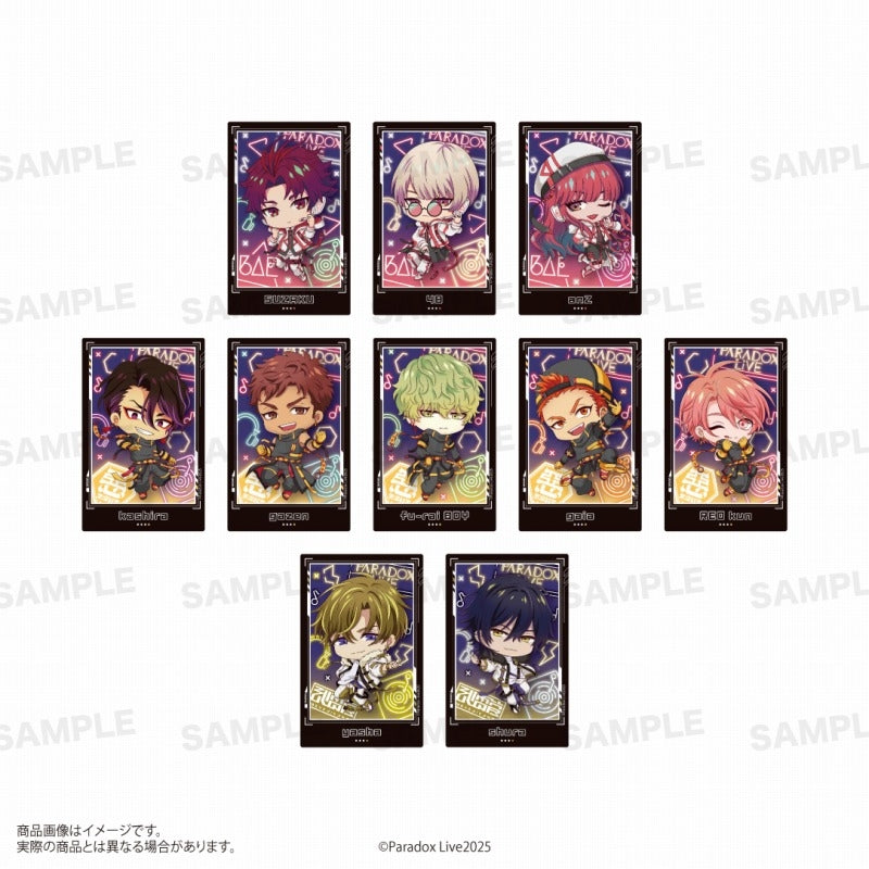 (ｽﾀｰﾏｲﾝ) Paradox Live TDｱｸﾘﾙｶｰﾄﾞA (きゃらほっぴん!)ｻｲﾊﾞｰﾊﾟﾝｸver.