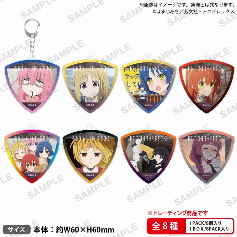 ｱﾆﾒ「ぼっち・ざ・ろっく！」 TDﾋﾟｯｸ型ｱｸﾘﾙｷｰﾎﾙﾀﾞｰ vol.2 (Bushi-road)  acrylic keychain