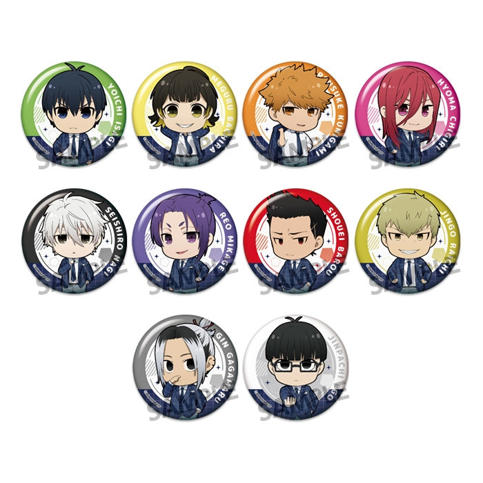 ブルーロック トレーディング缶バッジ デフォルメ スーツ ver. badge